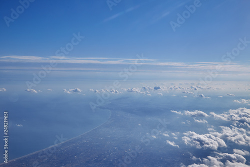 Beautiful Above clouds from an airplane © 1981 Rustic Studio
