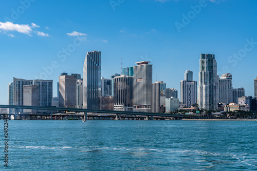 Downtown Miami from the Ocean © Brilliant Miami