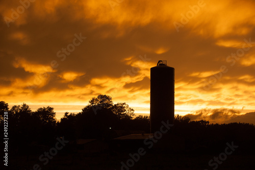 Silo after the Storm