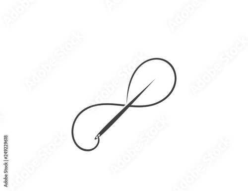 infinity sewing hand made logo