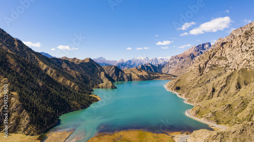 lake in the mountains