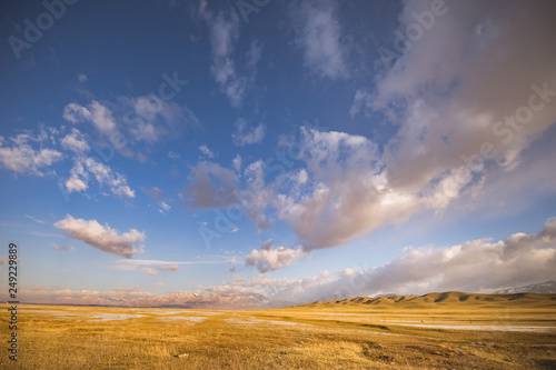 Wallpaper Mural landscape with blue sky and clouds Torontodigital.ca