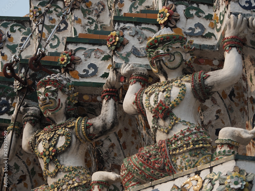 wat arun as a famous landmark in Bangkok, Thailand wat arun as a famous landmark in Bangkok, Thailand