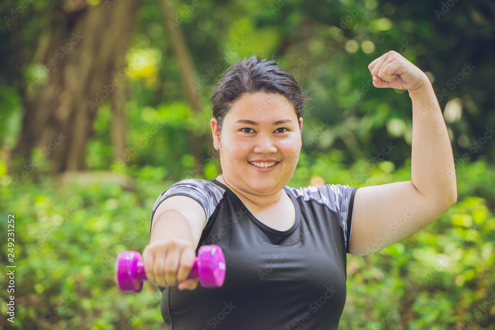 Strong and healthy overweight fat girl, outdoor sport activity teen concept. Strong and healthy overweight fat girl, outdoor sport activity teen concept.