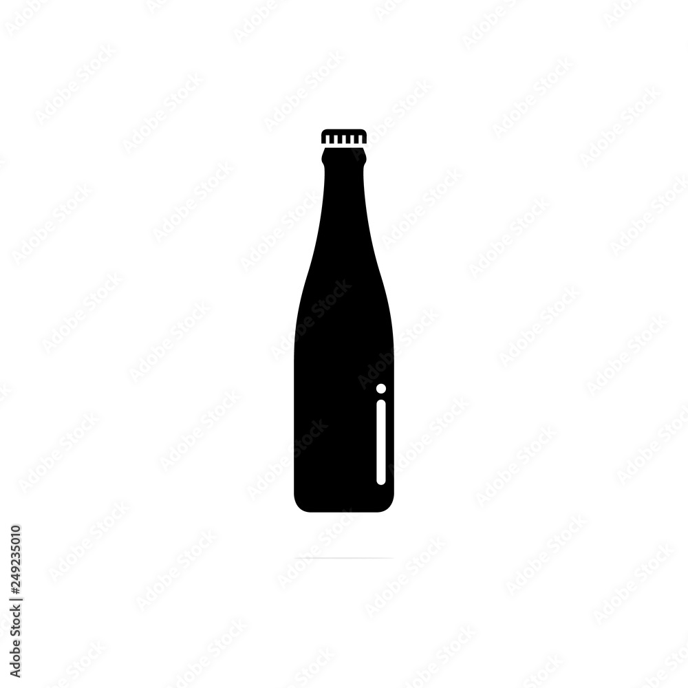 Bottle icon, vector concept illustration for design. Bottle icon, vector concept illustration for design.