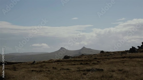West of Stanley, Mount Tumbledown and Two Sisters Ridge, an Area that was Bitterly Fought over during the Falklands-Argentine War in 1982, Falkland Islands (Islas Malvinas), South Atlantic.