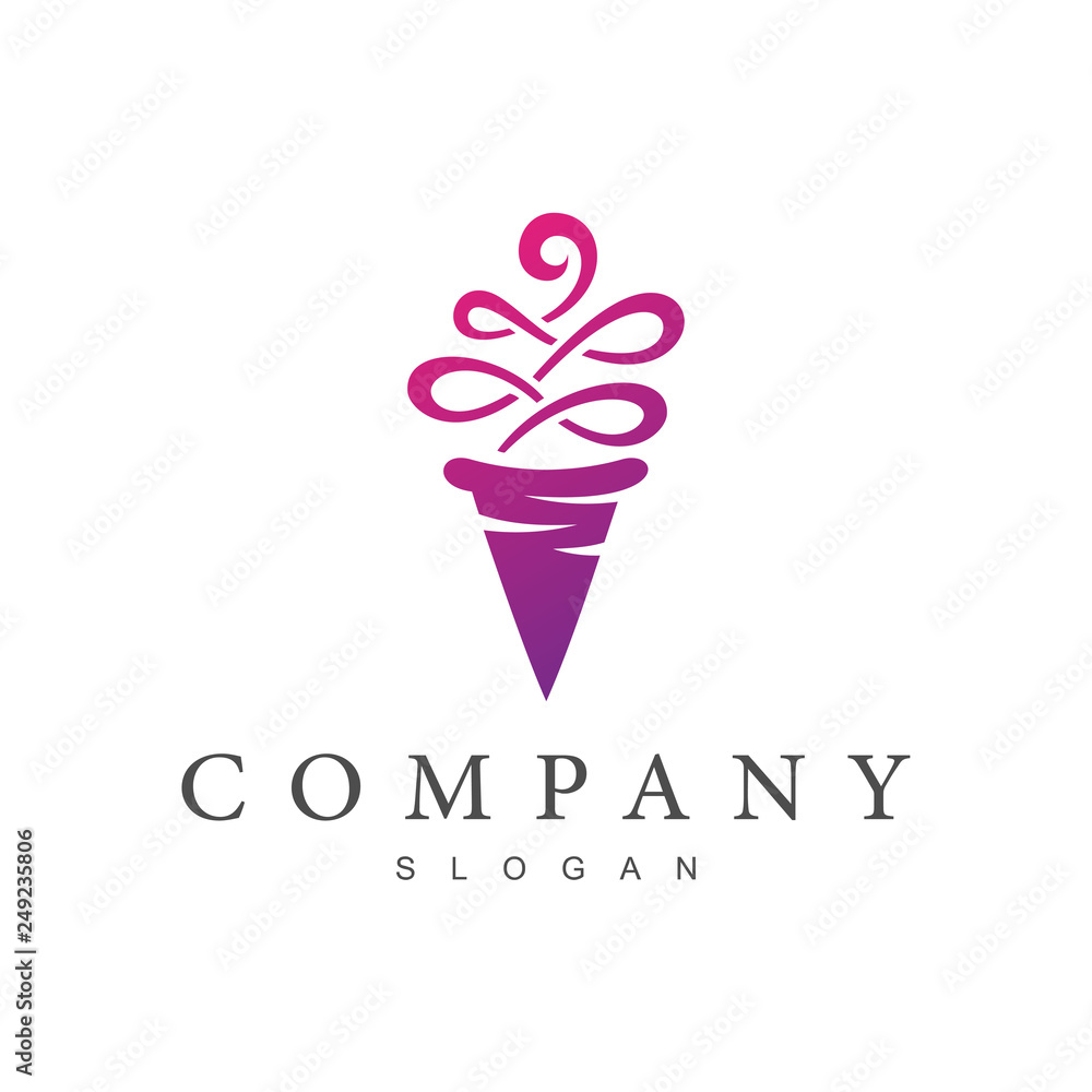 infinity ice cream logo infinity ice cream logo