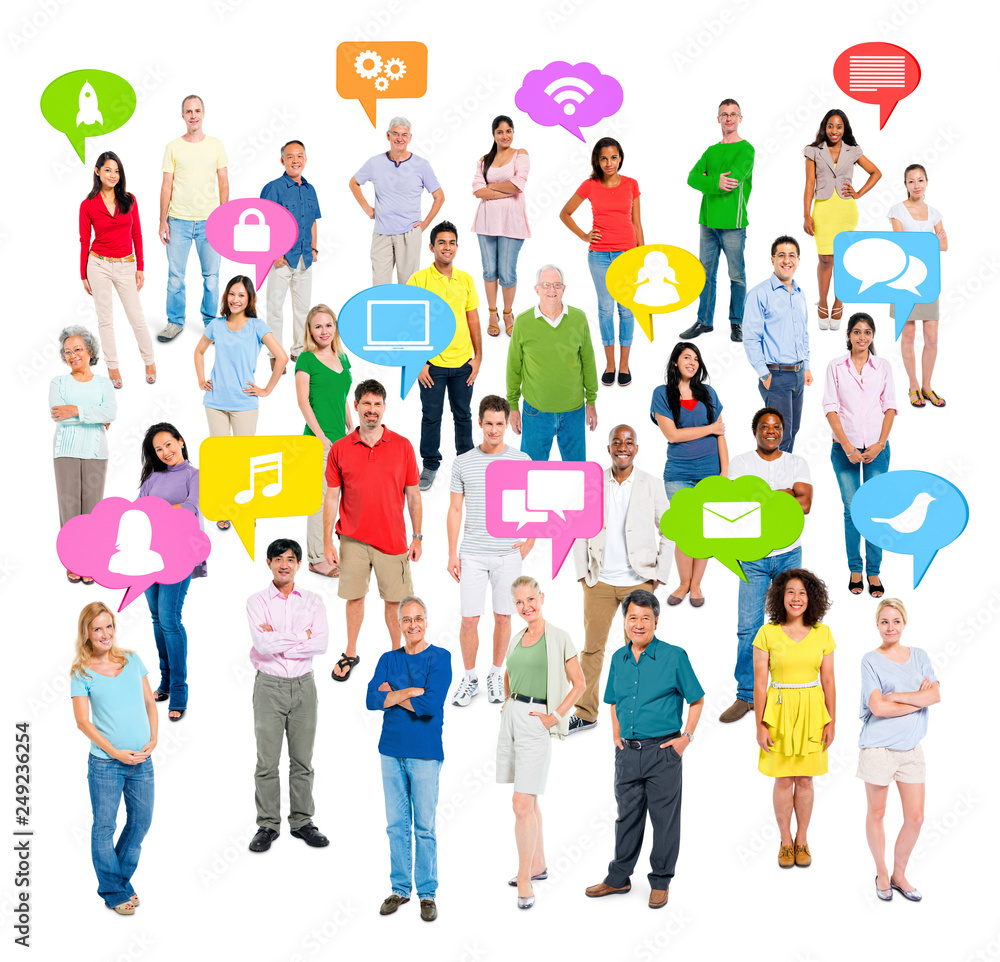 Obraz premium Social Networking