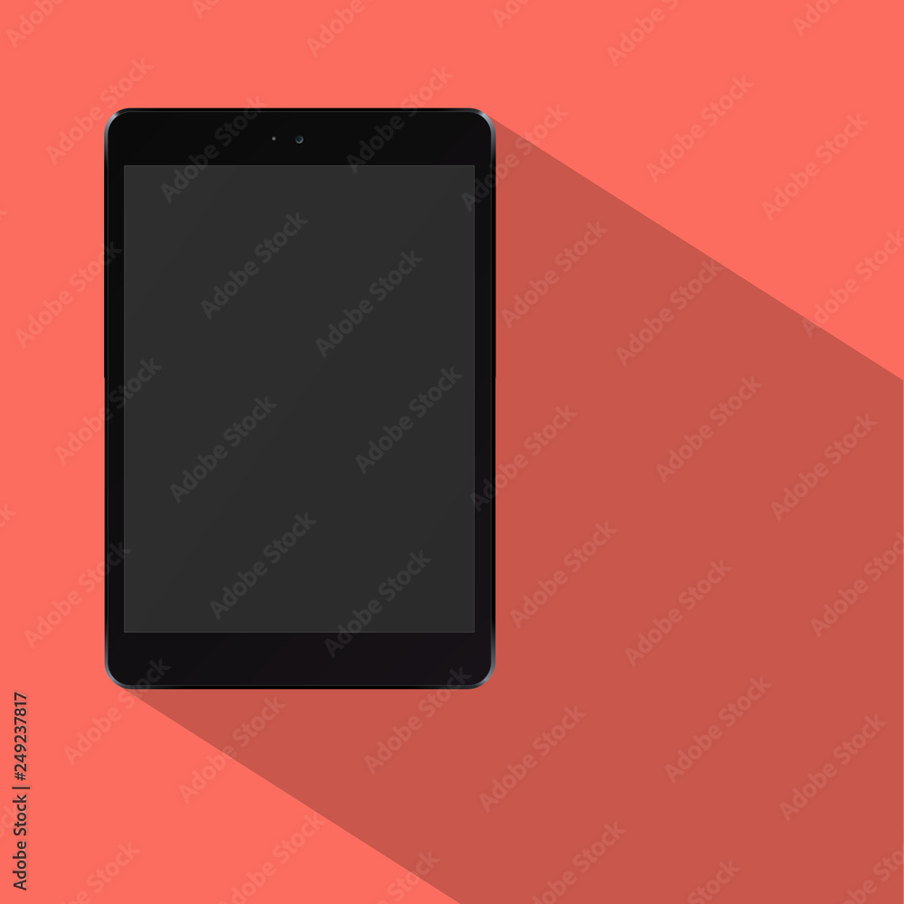 Tablet pc computer with black screen. Tablet pc computer with black screen.