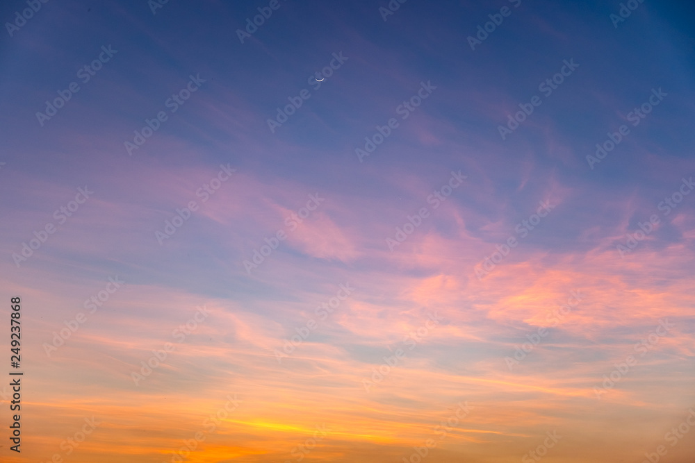 clouds sky sunset colorful