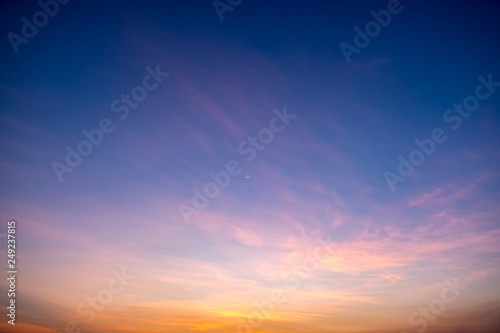 Fototapeta Naklejka Na Ścianę i Meble -  clouds sky sunset colorful