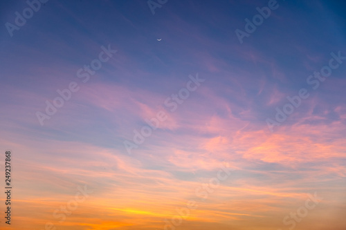 clouds sky sunset colorful © max_play