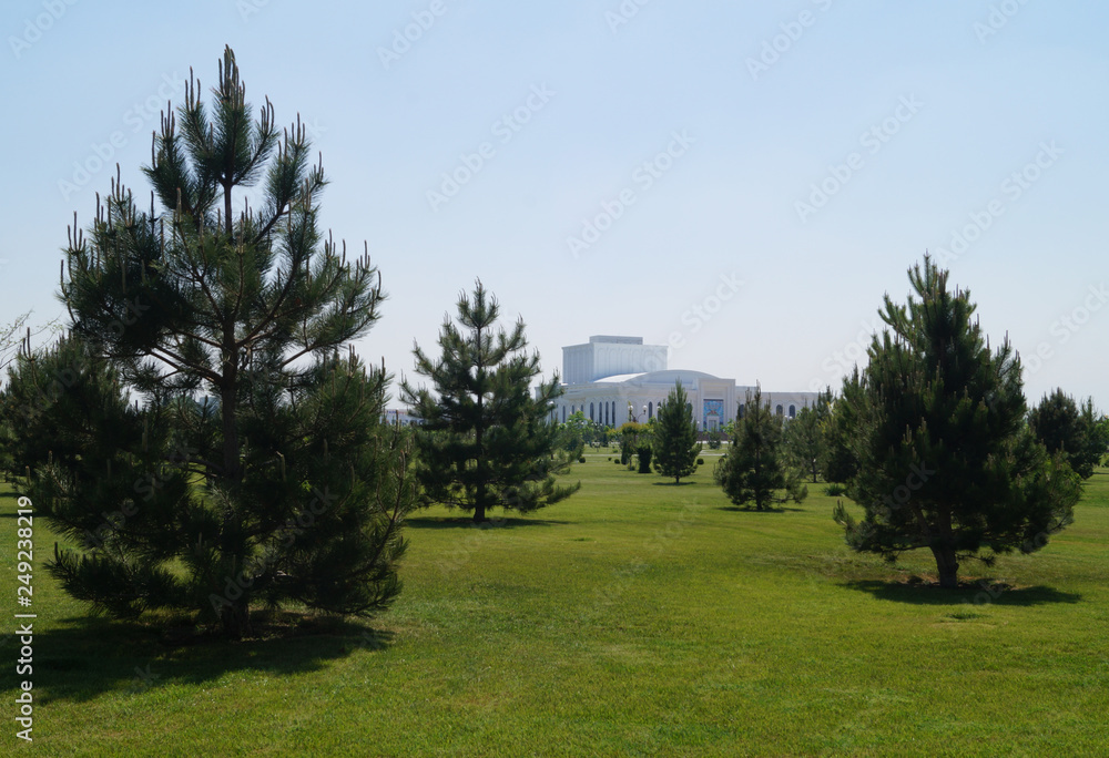 Fototapeta premium beautiful park in Fergana