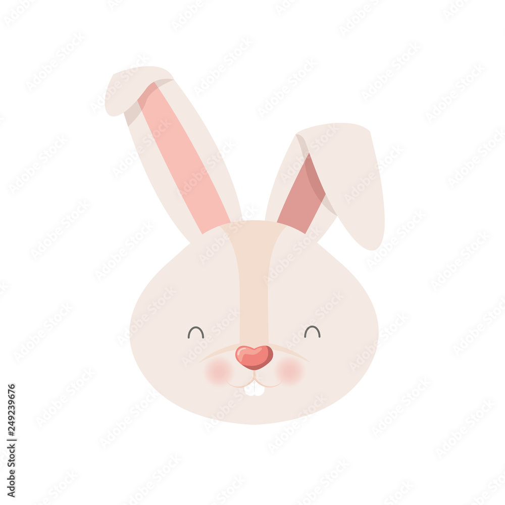 rabbit head isolated icon rabbit head isolated icon