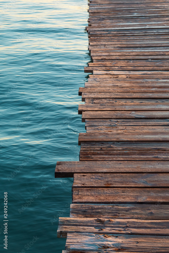 Fototapeta premium romantic pier at muro beach