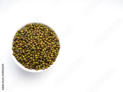 The mung beans in bowl