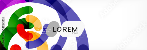 Circular lines design background