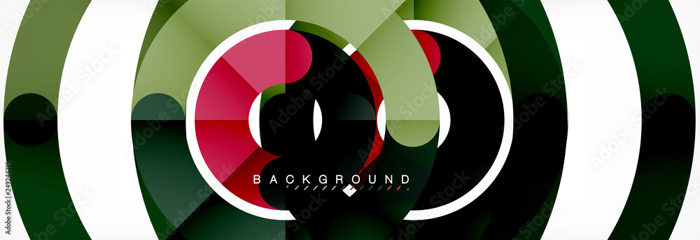 Circular lines design background