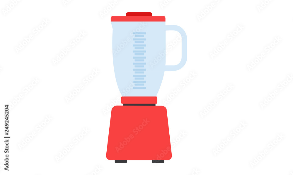 Red Countertop Blender Vector Red Countertop Blender Vector