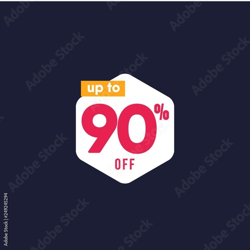 Discount up to 90% off Label Vector Template Design Illustration