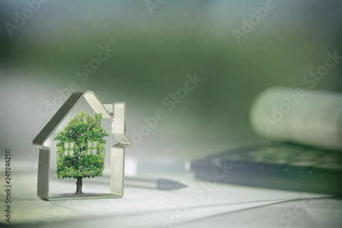 Tableau sur toile immobilier,écologie