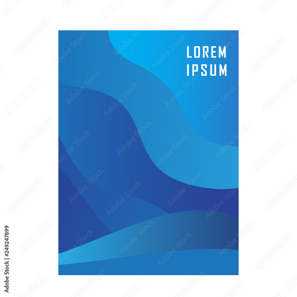 flyer, cover, brochure, poster or banner template design with abstract geometric shape background
