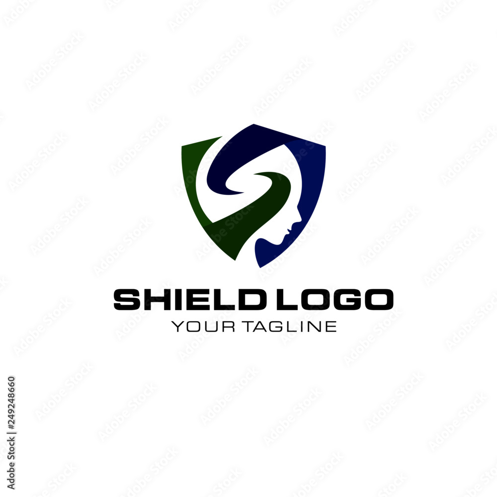 Abstract Shield Logo Template Abstract Shield Logo Template