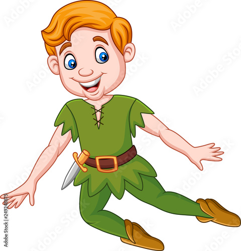 Cartoon funny peter pan 