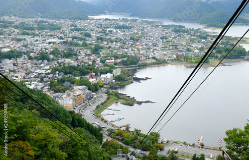 View from Kawaguchiko Mt.Fuji panorama Ropeway.