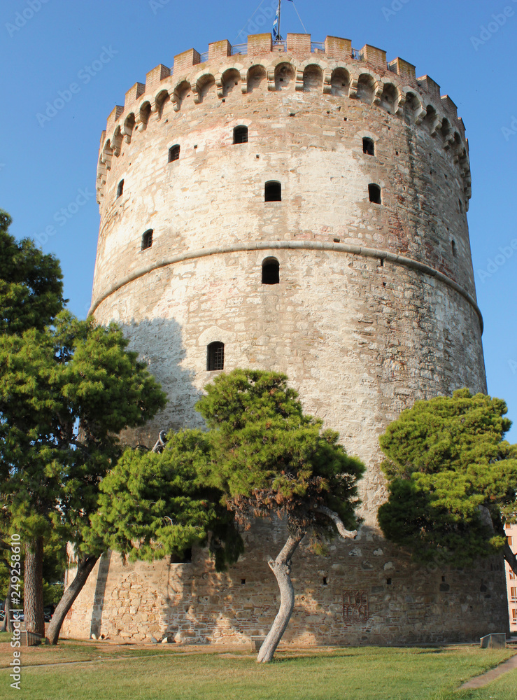 The White Tower of Thessaloniki Greece