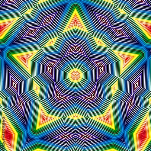 star pattern geometric back...