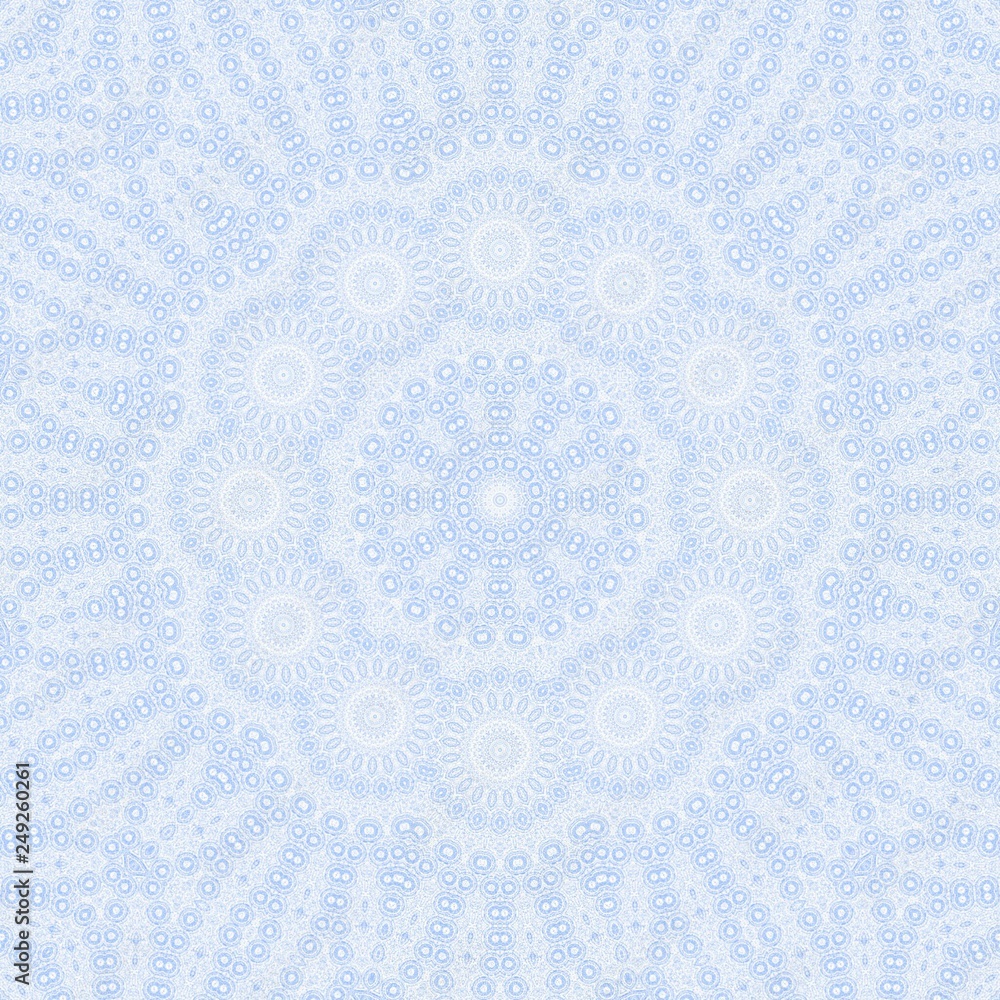 blue pattern kaleidoscope abstract background. mandala phone.
