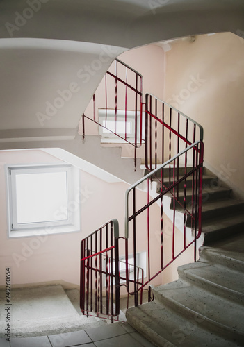 staircase in the stairwell
