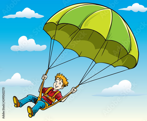 Parachute jump