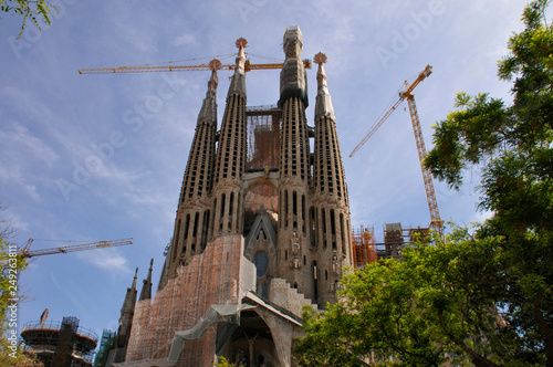 Sagrada Família church in Barcelona