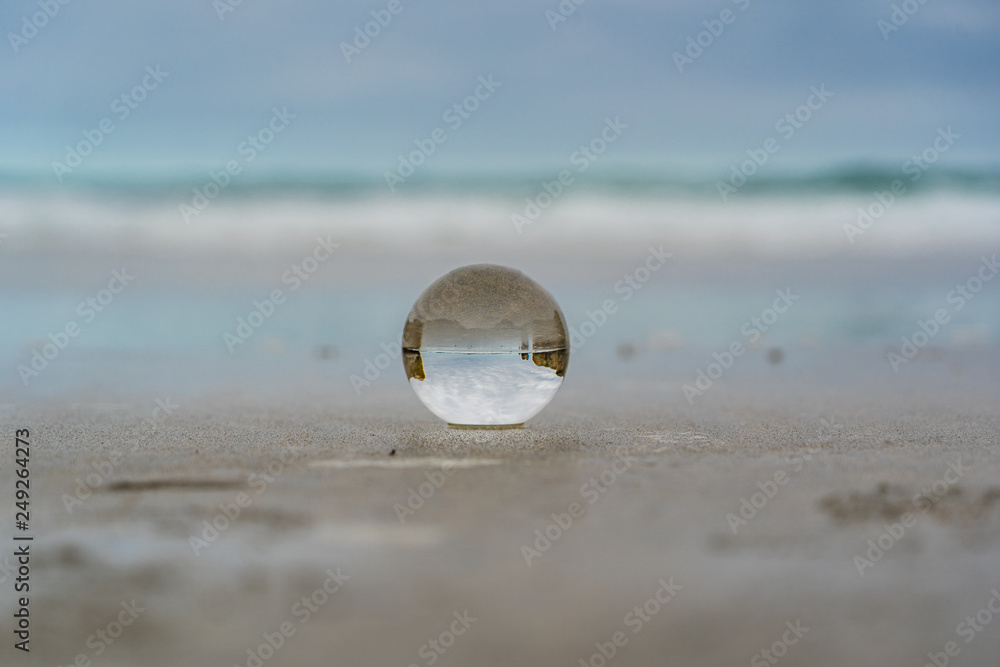 crystal ball on tunnel beach in New Zealand with rocks in the background, lansball on the beach, amazing tunnel beach in New Zealand with a crystal ball in the foreground, crystal ball on tunnel beach in New Zealand with rocks in the background, lansball on the beach, amazing tunnel beach in New Zealand with a crystal ball in the foreground,