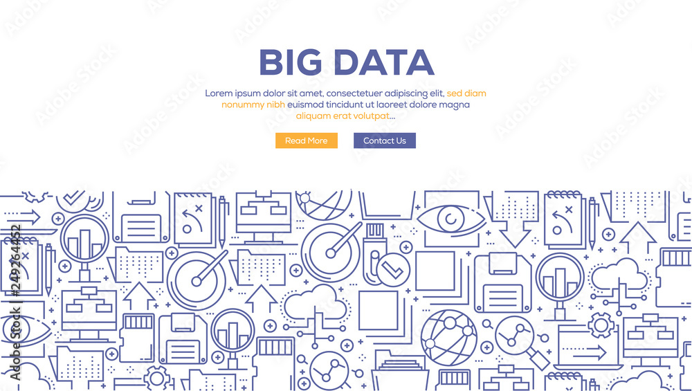 BID DATA BANNER CONCEPT BID DATA BANNER CONCEPT