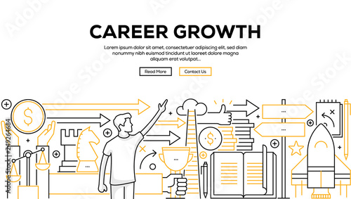 CAREER GROWTH BANNER CONCEPT