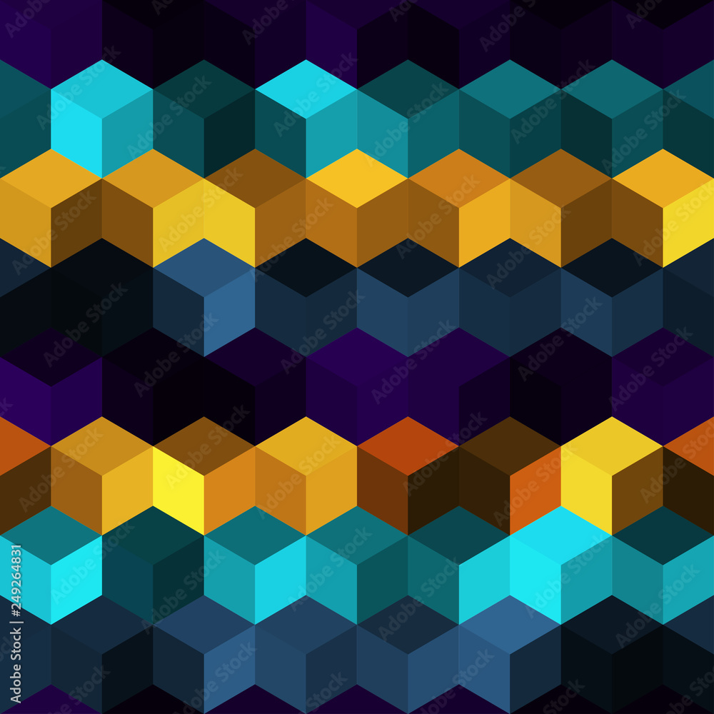 Hexagon grid seamless vector background. Minimal polygons with bauhaus corners geometric graphic design. Trendy colors hexagon cells pattern for game ui. Honeycomb shapes mosaic backdrop. Hexagon grid seamless vector background. Minimal polygons with bauhaus corners geometric graphic design. Trendy colors hexagon cells pattern for game ui. Honeycomb shapes mosaic backdrop.
