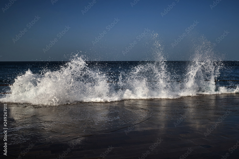 ocean waves, tenerife