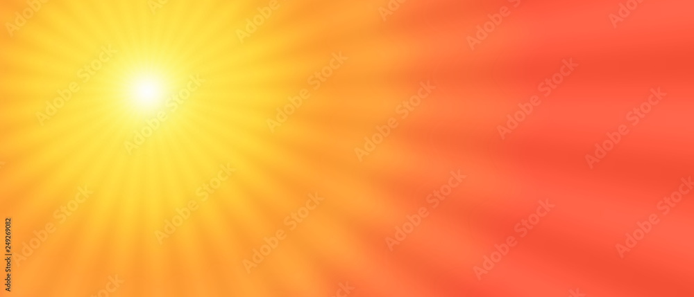 sun sunset sunrise border background yellow orange - obrazy, fototapety, plakaty 
