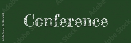 Conference word concept