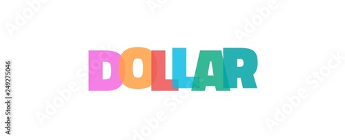 Dollar word concept