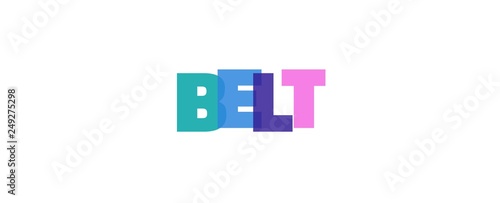 Belt word concept