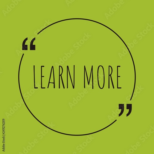 Learn more word concept