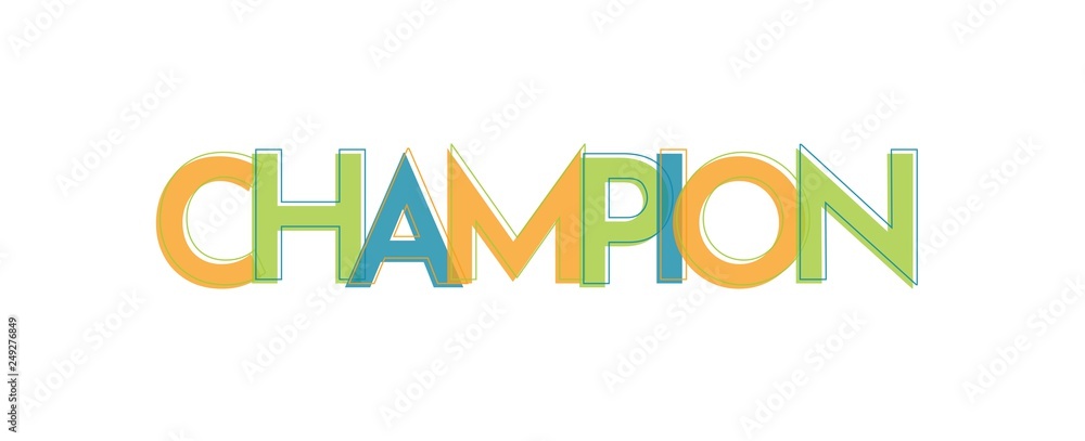 Champion word concept