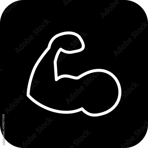 Vector Body Building Icon
