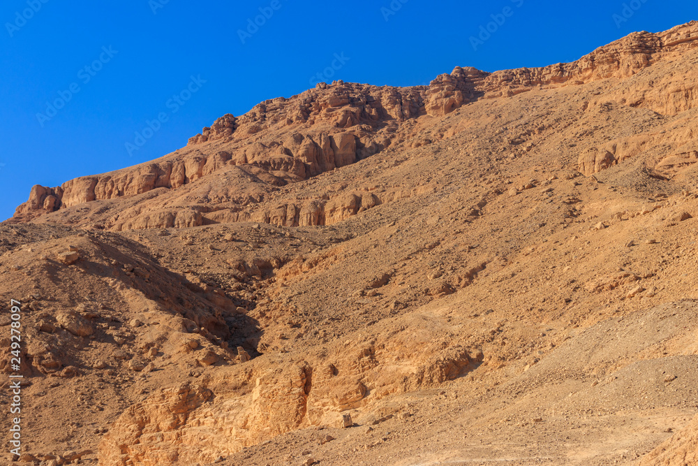 Valley of kings on West Bank of Nile river in Luxor, Egypt