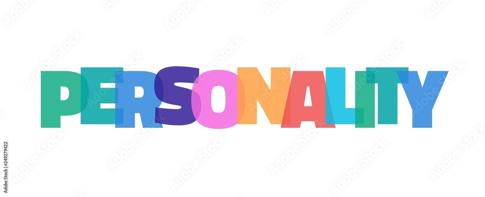 Personality word concept Personality word concept