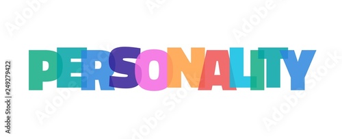 Personality word concept